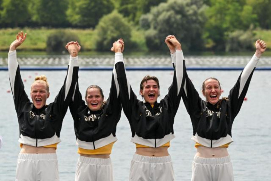 Am BSP Berlin trainierender SF 4x (Foto: DRV)