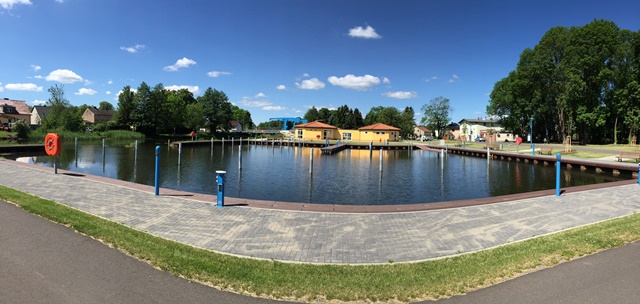 Stadthafen Liebenwalde Panorama 2015 06 05